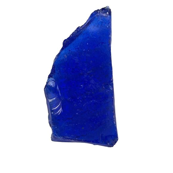 Cobalt Blue Art Glass Cullet Translucent #SM23151 - Picture 5 of 7